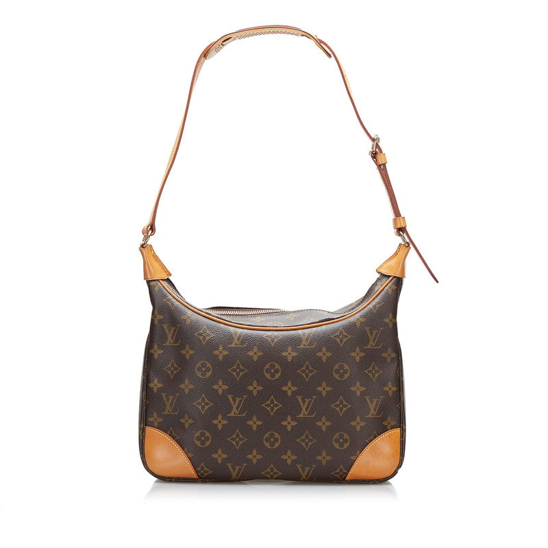 Louis Vuitton Monogram Boulogne 30 Shoulder Bag M51265 Brown PVC Leather in Very Good Condition