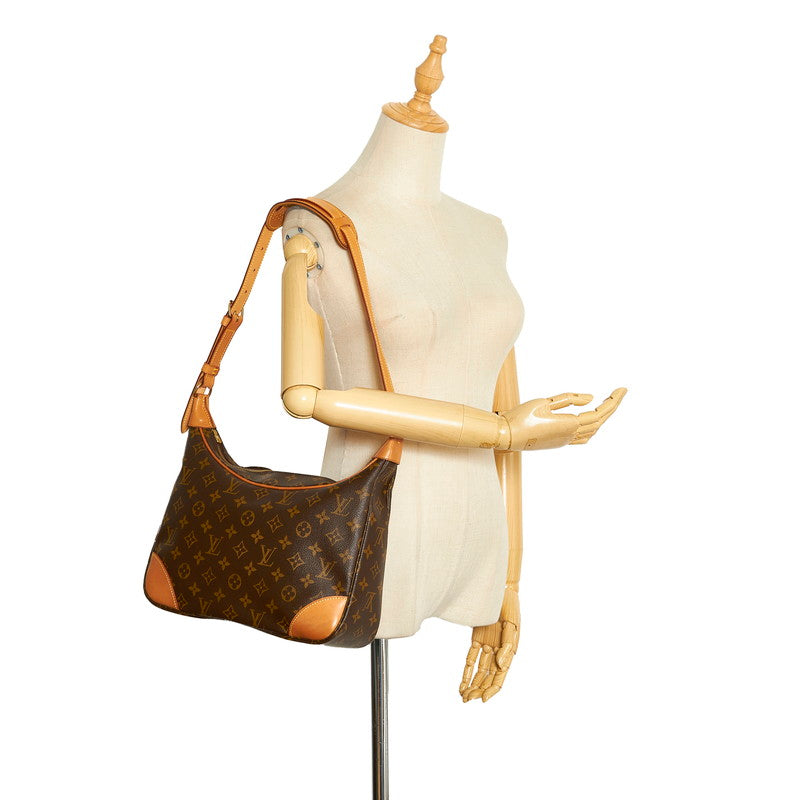 Louis Vuitton Monogram Boulogne 30 Shoulder Bag M51265 Brown PVC Leather