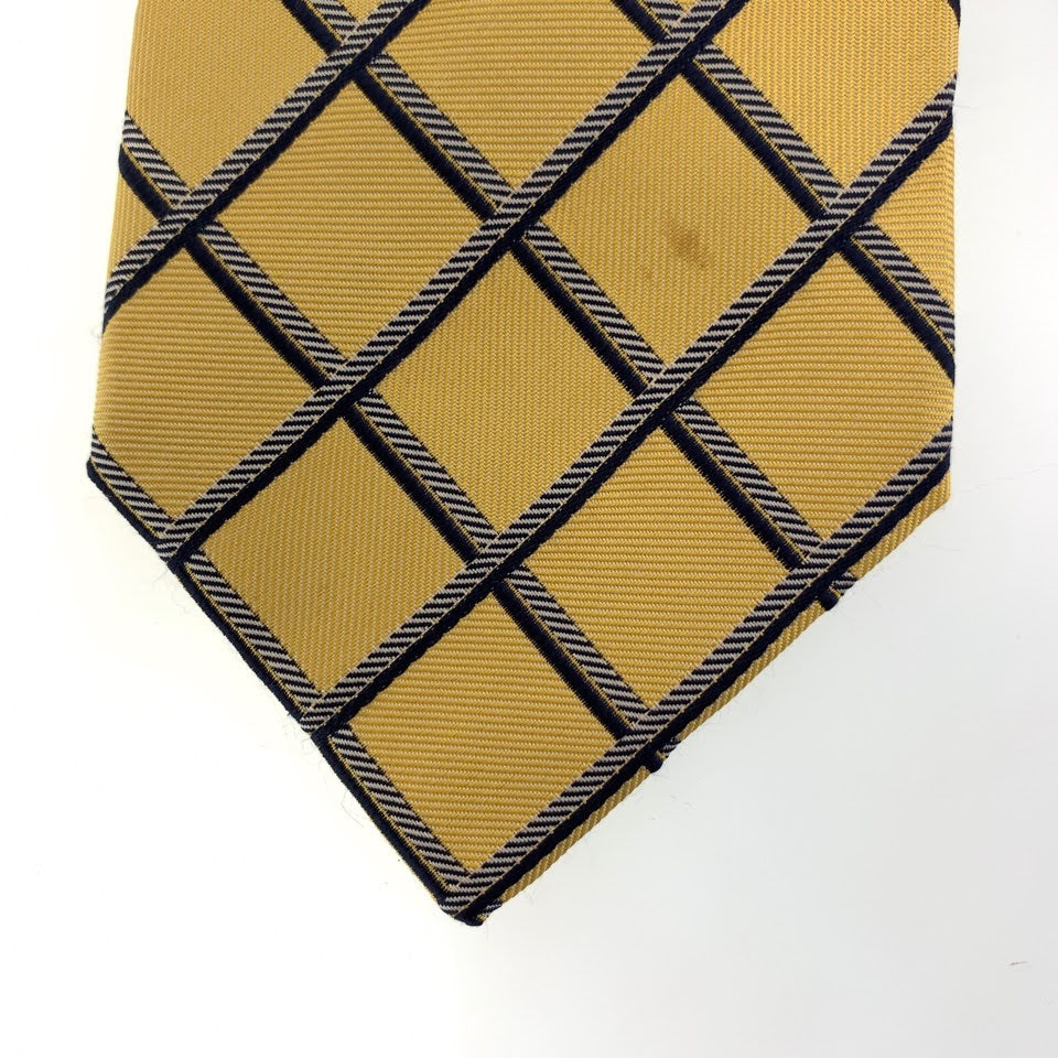 Yves Saint Laurent Silk Square Pattern Tie 101721 in Very Good Condition