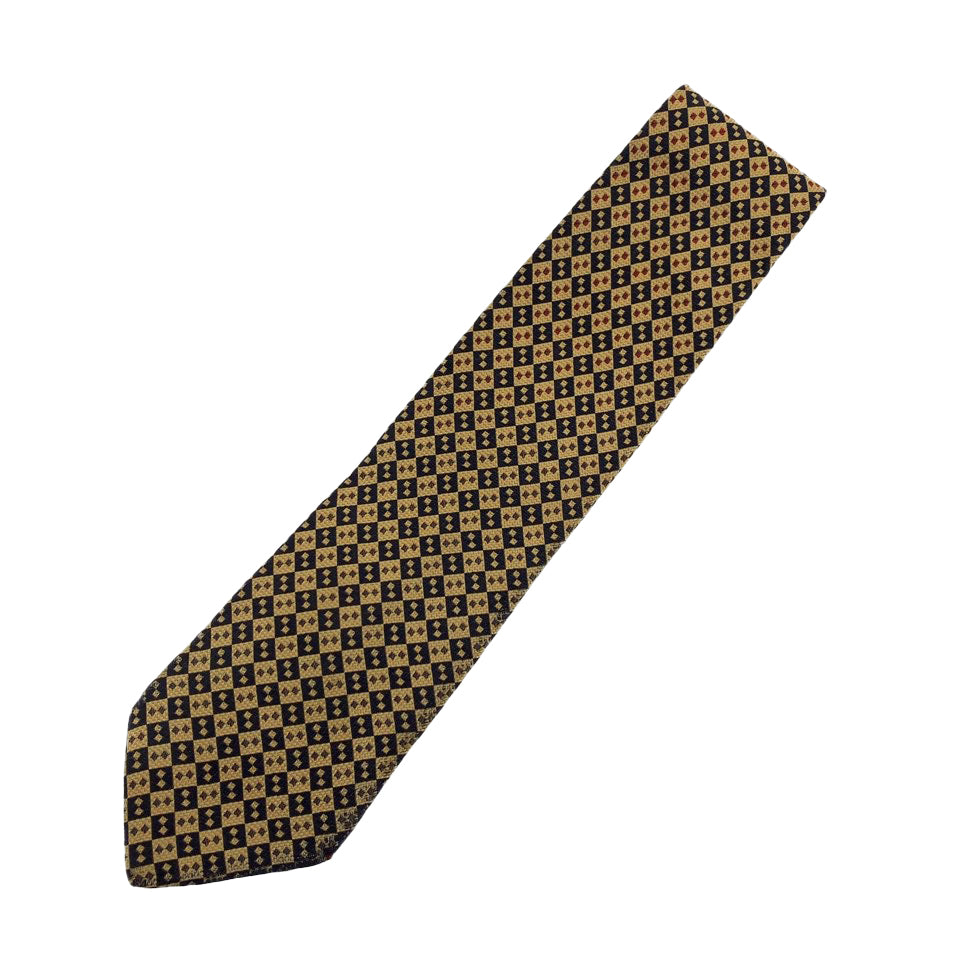 Yves Saint Laurent Silk 9cm Tie D-TK 8075 in Very Good Condition