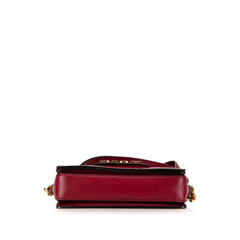 Dior Evolution Leather Flap Shoulder Bag