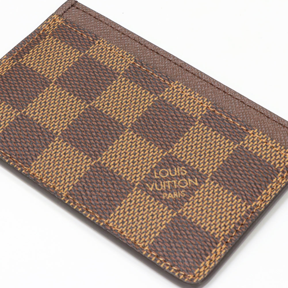 Louis Vuitton Damier Canvas Card Case N61722 in Pristine Condition