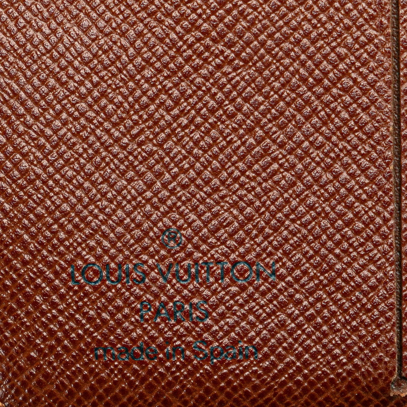 Louis Vuitton Monogram Compact Zip Bifold Wallet M61667 in Very Good Condition