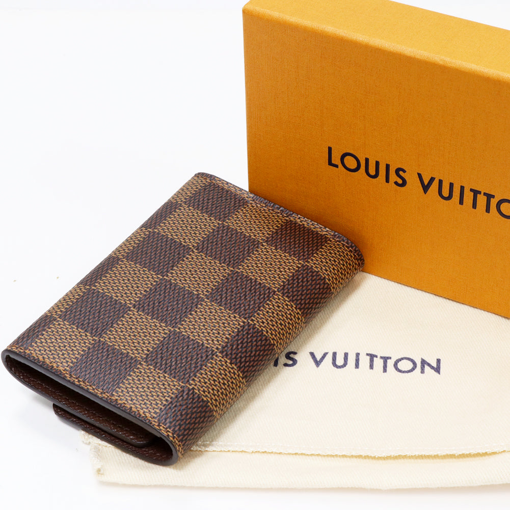 Louis Vuitton Damier Canvas 6 Key Holder N62630 in Pristine Condition