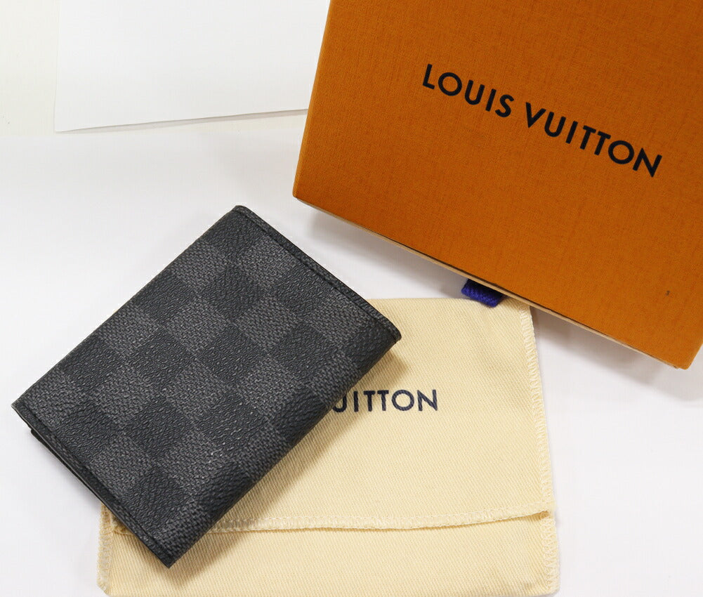 Louis Vuitton Card Case Damier Graphite