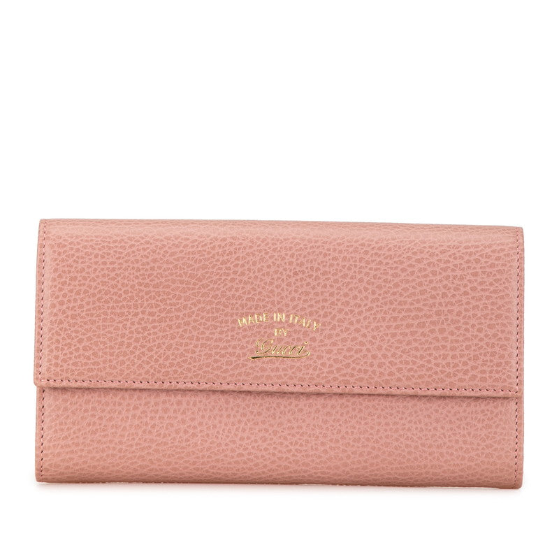 Gucci Leather Swing Continental Wallet