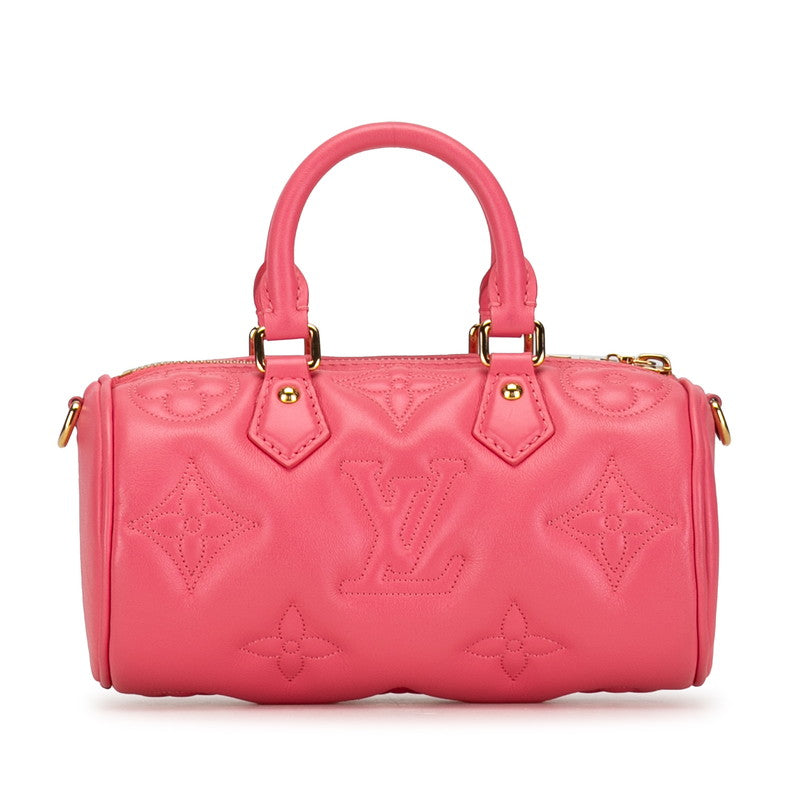 Louis Vuitton Monogram Papillon BB Handbag Chain Shoulder Bag 2WAY M59826 Pink Calf Leather in Very Good Condition