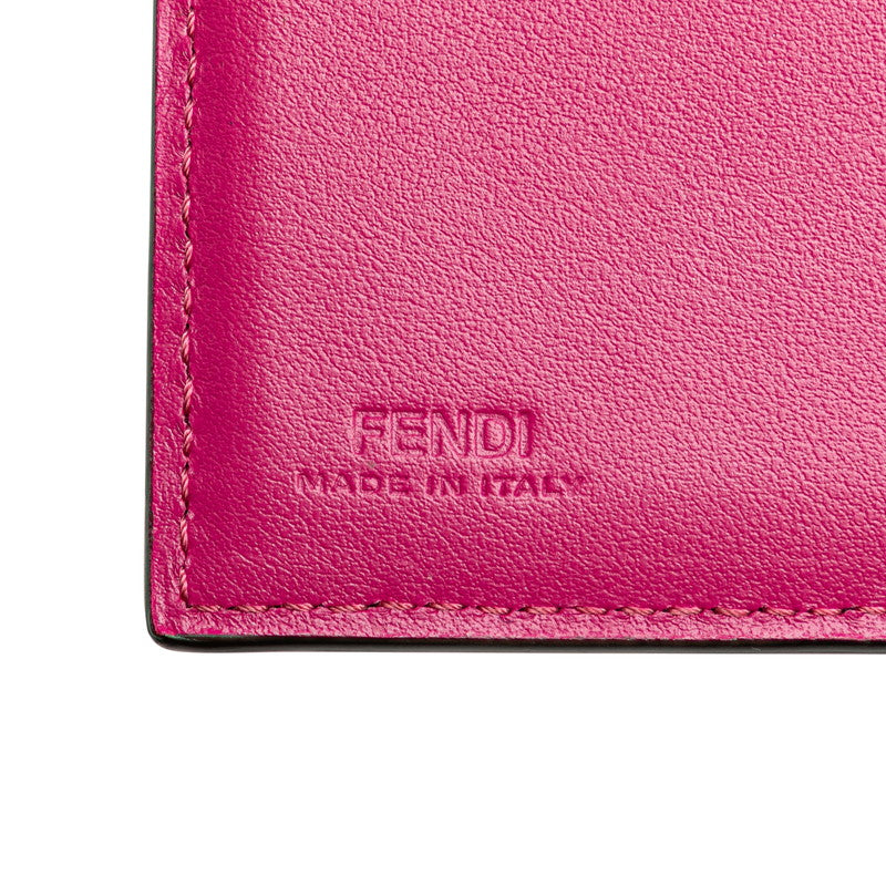 Fendi Leather FF Diamond Trifold Wallet 8M0480