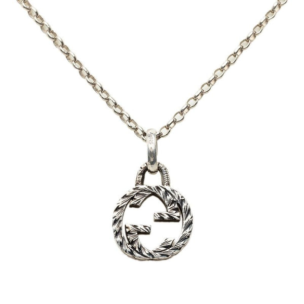 Gucci Interlocking G Silver Necklace