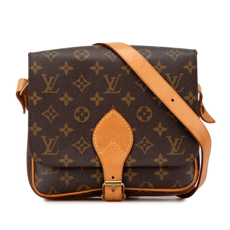 Louis Vuitton Monogram Cartouchiere 22 Shoulder Bag M51253 in Very Good Condition