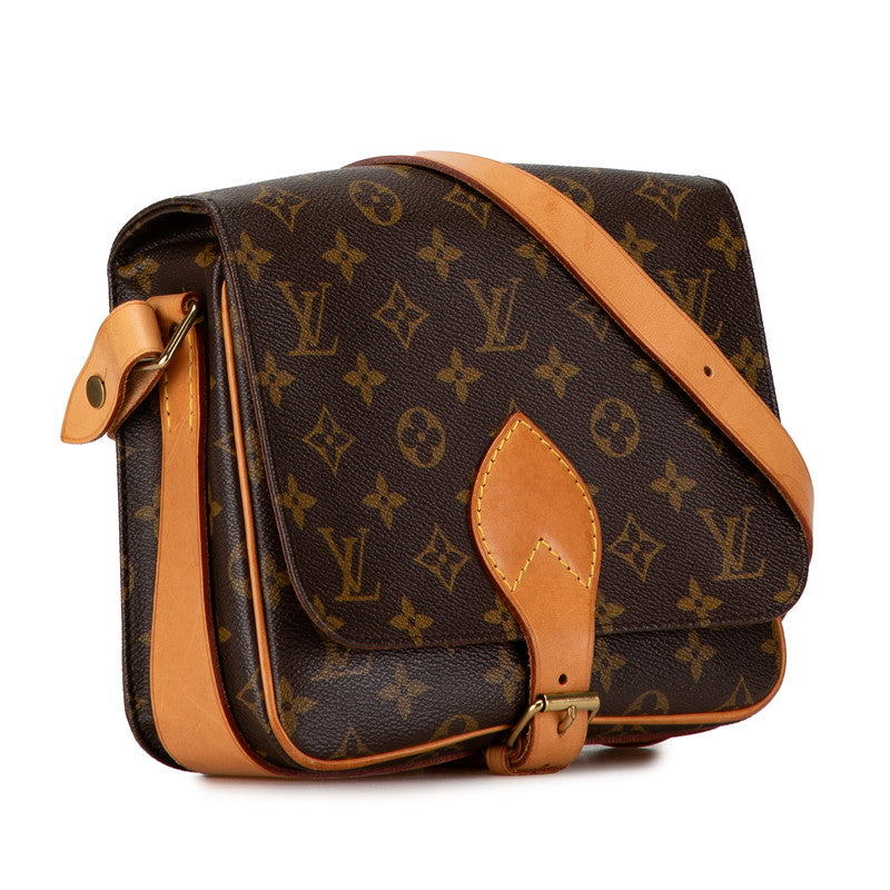 Louis Vuitton Monogram Cartouchiere 22 Shoulder Bag M51253