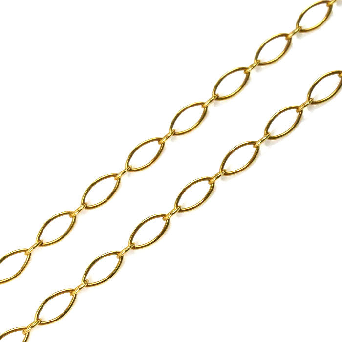 Tiffany & Co Yellow Gold Oval Link Necklace