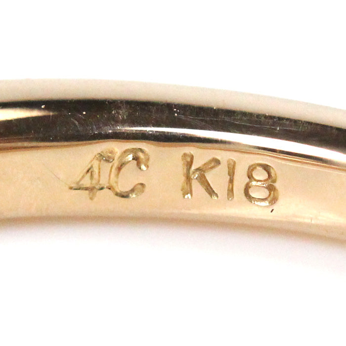 K18PG Pink Gold Diamond Half Eternity Ring