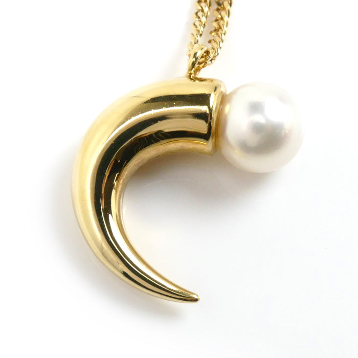 TASAKI K18YG Gold Refined Rebellion Pearl Necklace