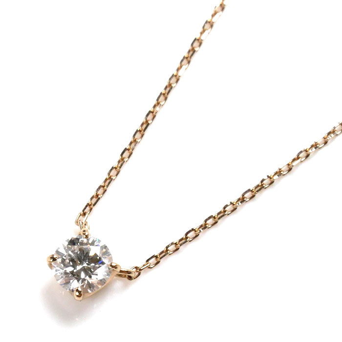 Vendome Aoyama K18PG Pink Gold Diamond Necklace