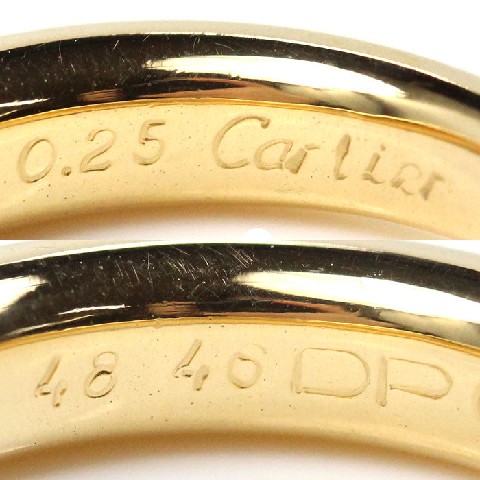 Cartier Yellow Gold Diamond Ellipse Ring