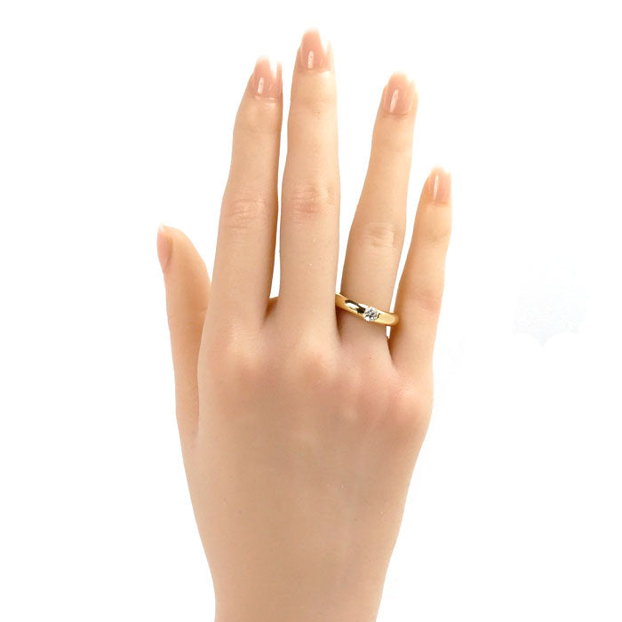 Cartier Yellow Gold Diamond Ellipse Ring