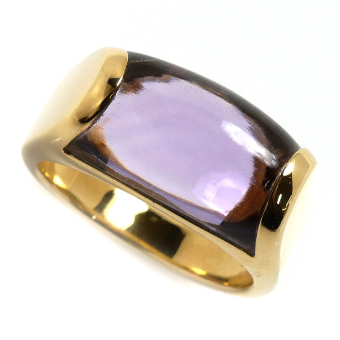 Bvlgari Yellow Gold Amethyst Ring