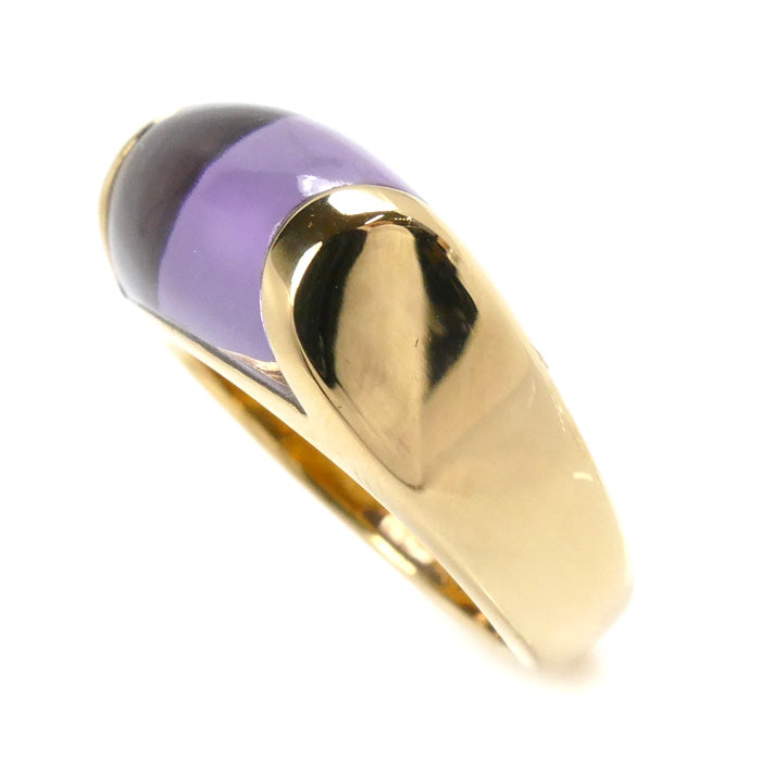 Bvlgari Yellow Gold Amethyst Ring