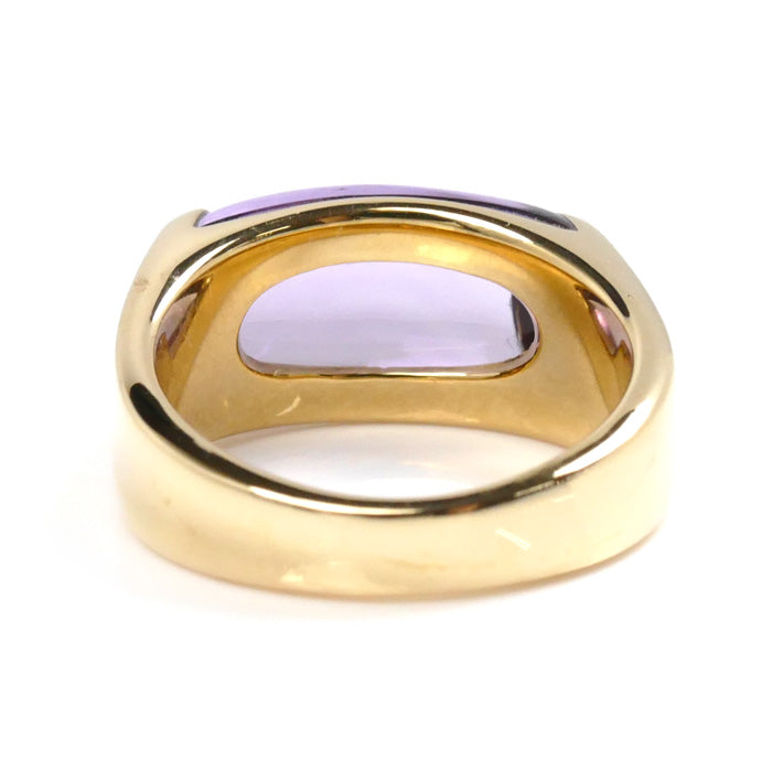 Bvlgari Yellow Gold Amethyst Ring