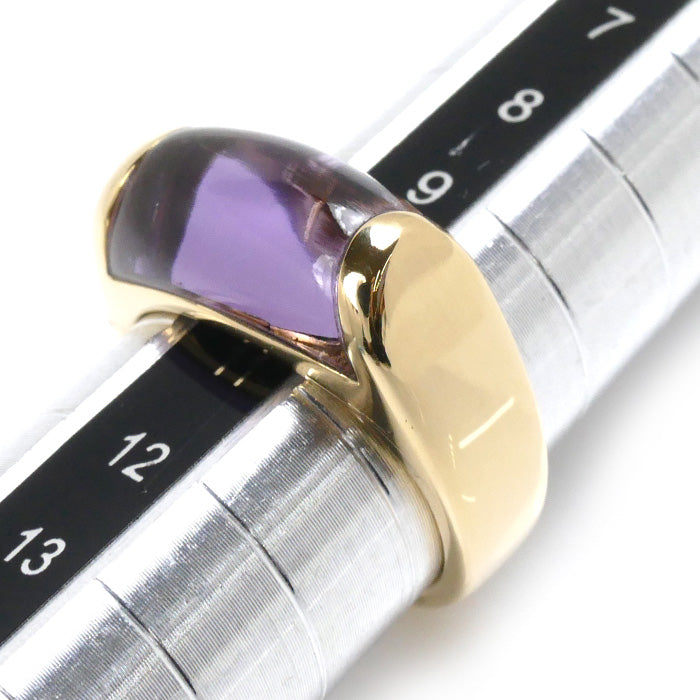 Bvlgari Yellow Gold Amethyst Ring