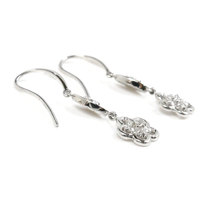 MONNICKENDAM Pt900 Platinum Diamond Earrings