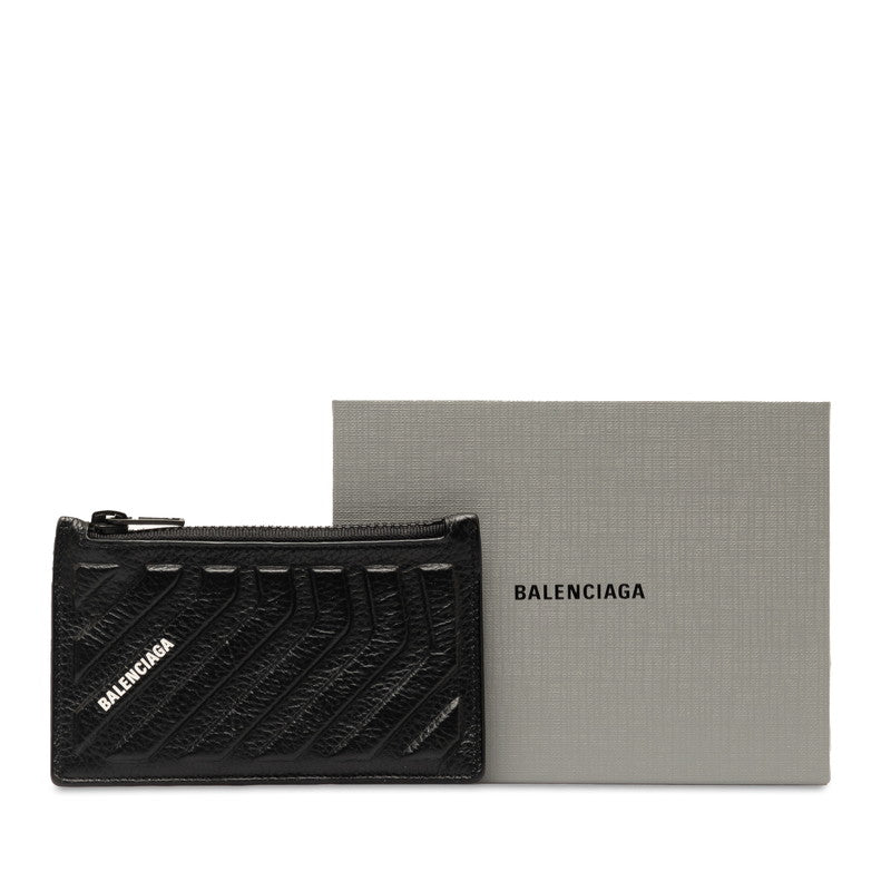 Balenciaga Leather Logo Card Case 663714 in Great Condition