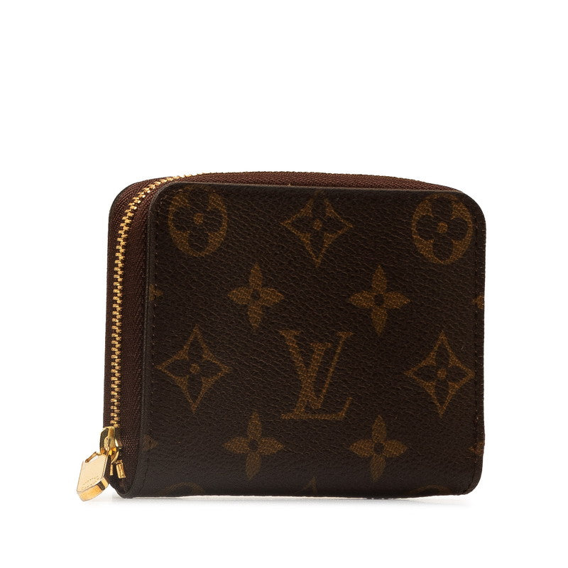 Louis Vuitton Monogram Zippy Coin Purse M60067 Brown PVC Leather