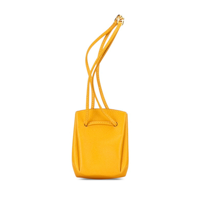 Hermes Mini Vespa Pouch Yellow