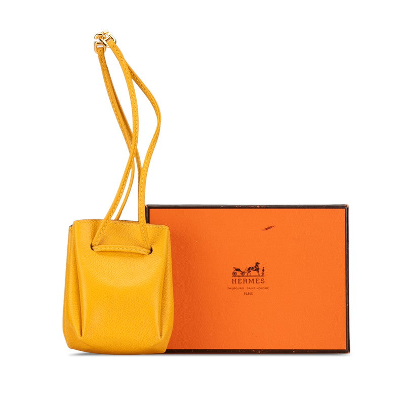 Hermes Mini Vespa Pouch Yellow