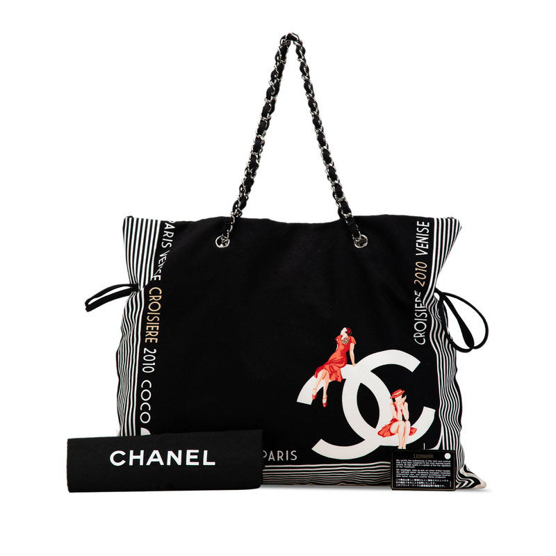 Chanel Canvas Chain Tote Bag A47970