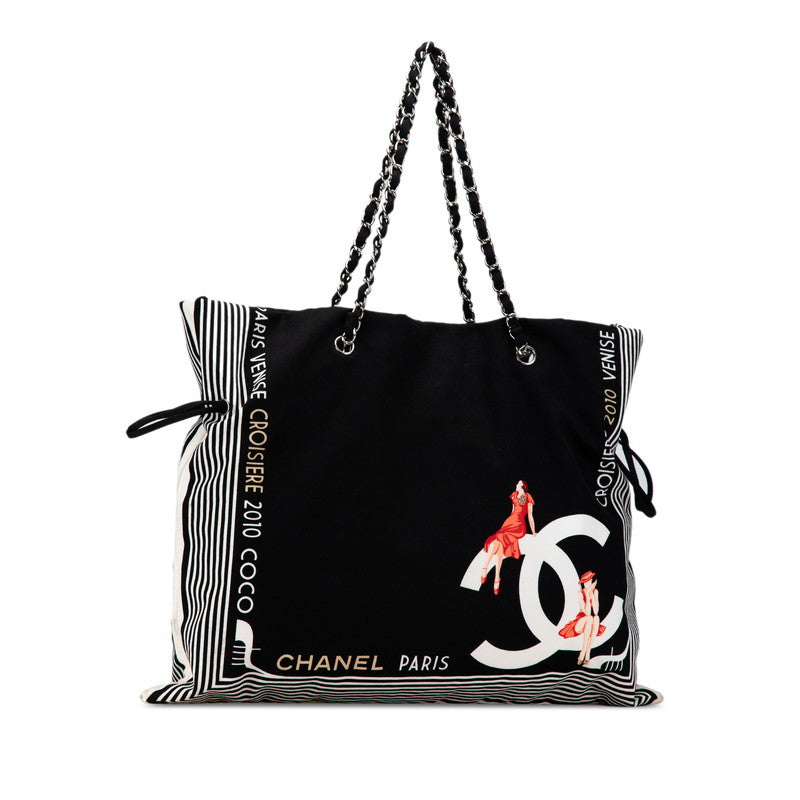 Chanel Canvas Chain Tote Bag A47970