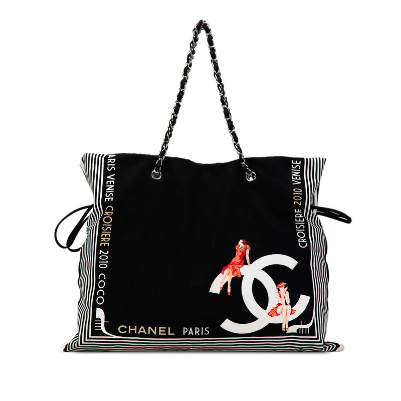 Chanel Canvas Chain Tote Bag A47970