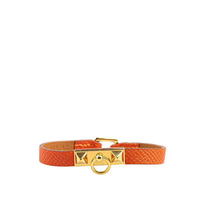 Hermes Mini Rivale Bracelet Orange