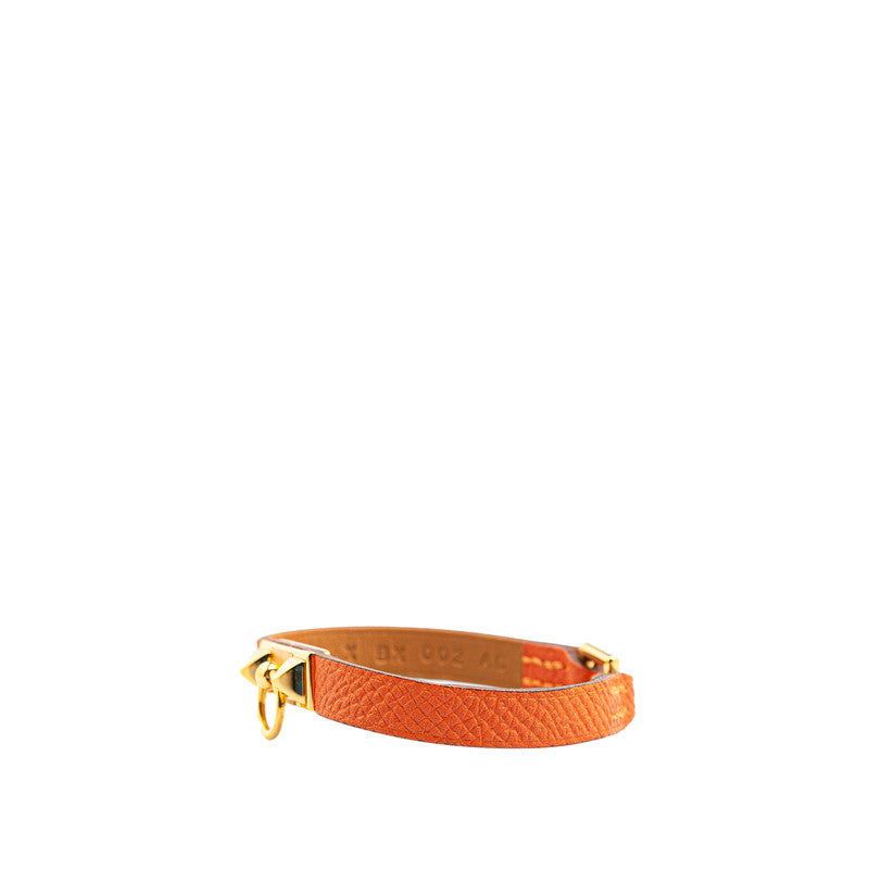 Hermes Mini Rivale Bracelet Orange