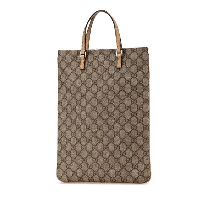 Gucci GG Supreme PVC Leather Tote Bag 117551