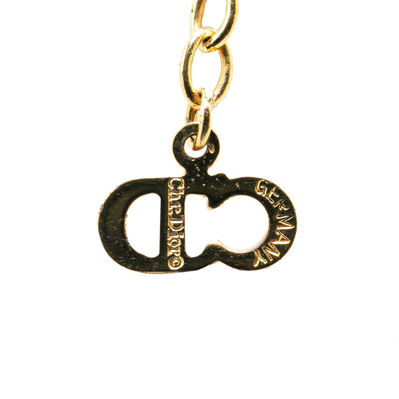 Dior Gold Plated CD Logo Necklace