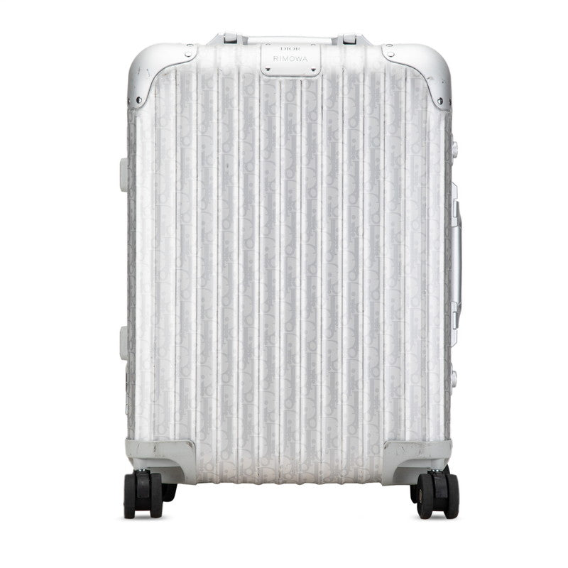 Dior Rimowa Oblique Cabin Bag Silver