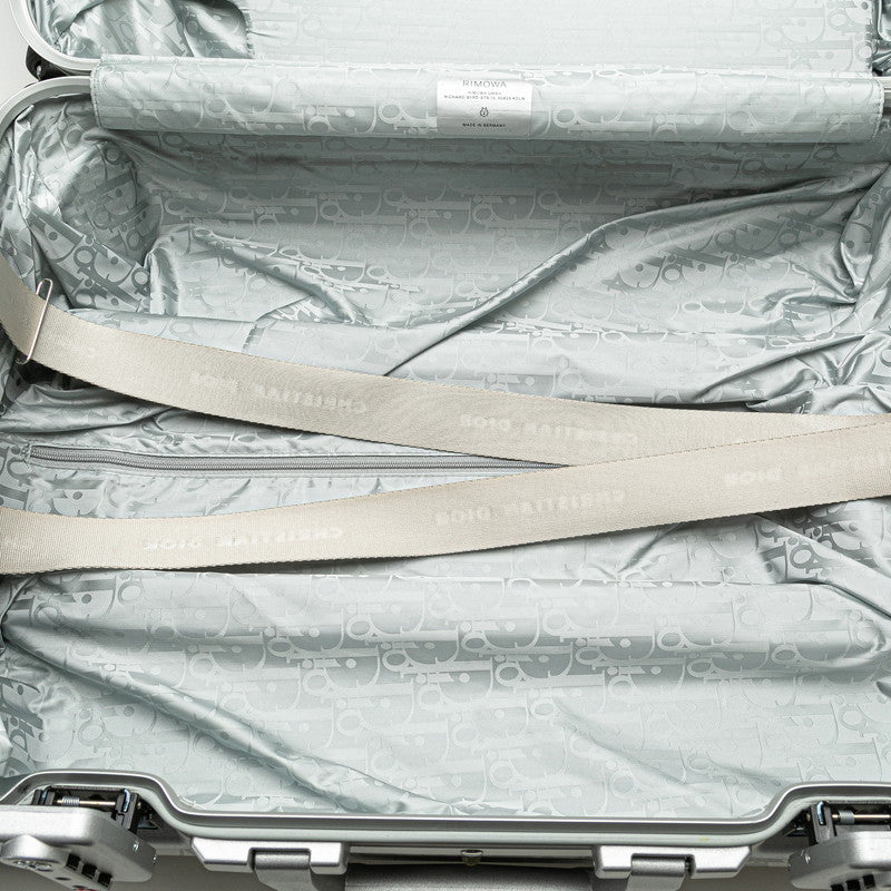 Dior Rimowa Oblique Cabin Bag Silver