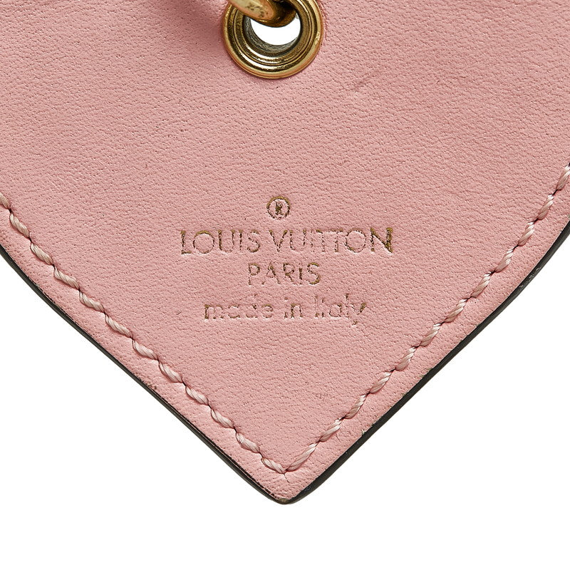 Louis Vuitton Vernis Heart Keychain Charm M67435 in Very Good Condition