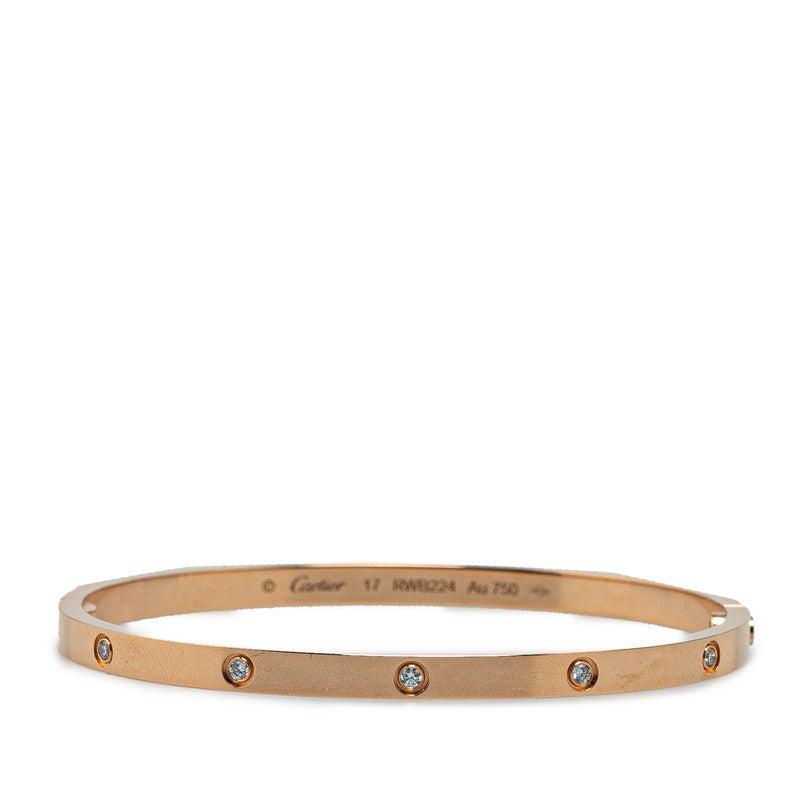 Cartier Love Bracelet Diamond K18PG Pink Gold