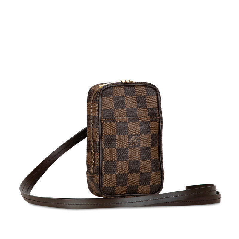 Louis Vuitton Damier Etui Okapi GM Shoulder Bag Pouch N61737 Brown PVC Leather in Great Condition