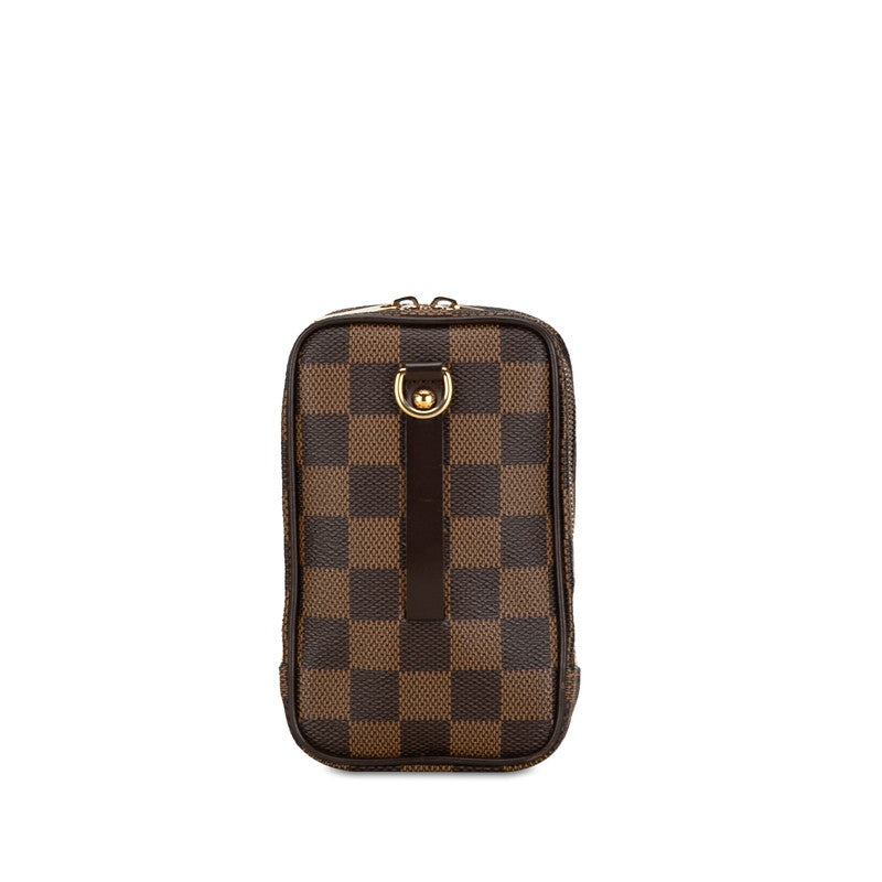 Louis Vuitton Damier Etui Okapi GM Shoulder Bag Pouch N61737 Brown PVC Leather in Great Condition