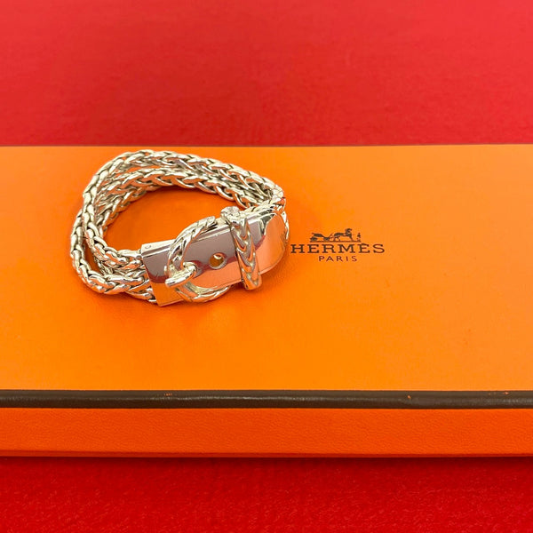 Hermes Diane Silver Bracelet