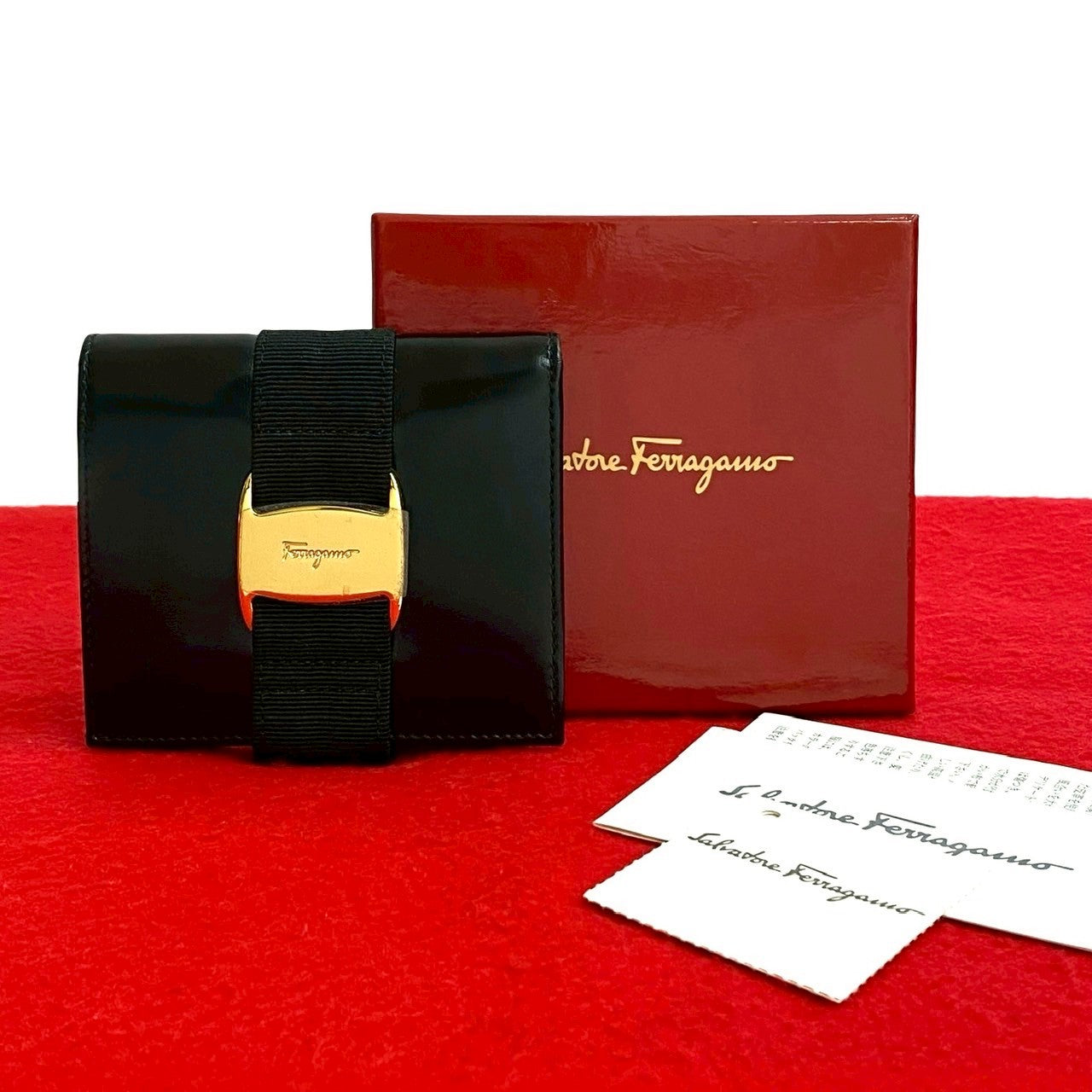 Salvatore Ferragamo Vara Leather Wallet