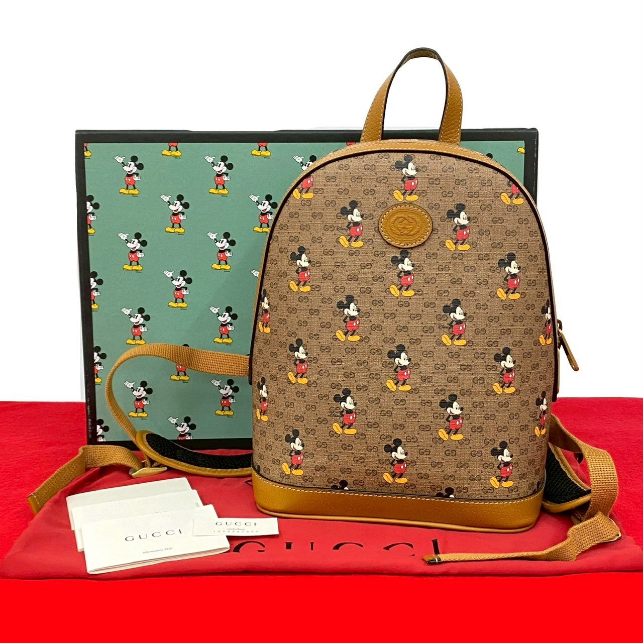 Gucci Ophidia Disney Collaboration Leather Backpack