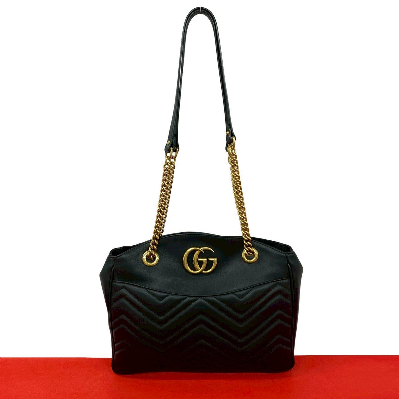 Gucci GG Marmont Leather Tote Bag