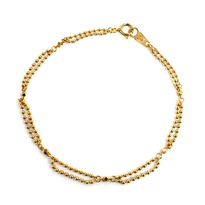 MIKIMOTO K18YG Yellow Gold Bracelet