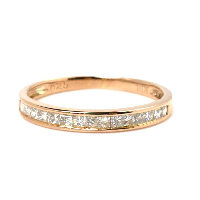 K18PG Pink Gold Diamond Ring 9