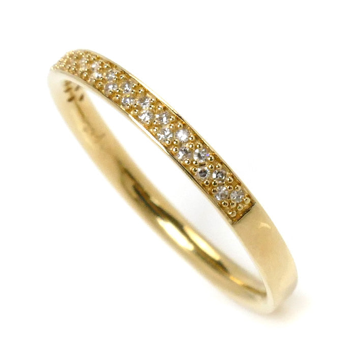 K18YG Yellow Gold Diamond Micro Setting Ring